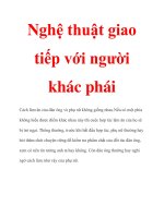 Nghệ thuật giao tiếp với người khác phái ppt