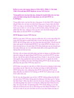 Kiểm tra máy chủ mạng riêng ảo TMG 2010 - Phần 2: Cấu hình TMG Firewall làm PPTP pot