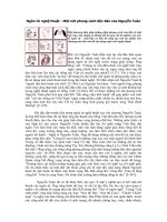 Ngôn từ nghệ thuật - Một nét phong cách độc đáo của Nguyễn Tuân