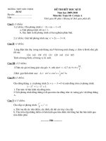 đề thi hết học kì 2 lớp 10