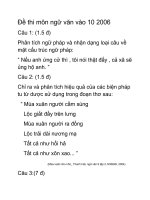 đề thi vào lớp 10 năm 2006 môn ngữ văn