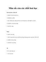 Màu sắc của các chất hoá học pps