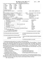 Đề thi học sinh giỏi tiếng Anh docx