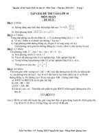 Thi thử vào lớp 10-Đề số 22