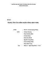 TRUNG TÂM TÀI CHÍNH NGÂN HÀNG NEW YORK