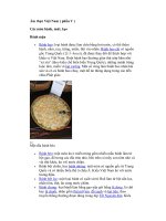 Ẩm thực Việt Nam ( phần V ) doc