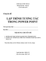 Tương tác trên PowerPoint