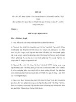 ĐIỀU LỆ TỔ CHỨC VÀ HOẠT ĐỘNG CỦA TẬP ĐOÀN BƯU CHÍNH VIỄN THÔNG VIỆT NAM pptx