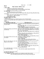 GIÁO ÁN NGHỀ LÀM VƯỜN