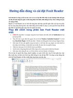 Hướng dẫn dùng và cài đặt foxit reader
