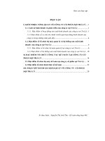 Báo cáo thực tập tại công ty cổ phần sợi trà lý   luận văn, đồ án, đề tài tốt nghiệp