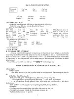 Bài 32: NGUỒN GỐC SỰ SỐNG pptx