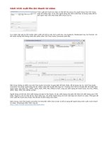 Cách trích xuất file âm thanh từ video