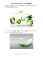 9 thiết kế mày làm sạch không khí pptx