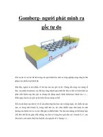 Gomberg- người phát minh ra gốc tự do ppt