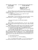 Đề thi học sinh giỏi vật lý lớp 9 (tỉnh Bình Phước) pot
