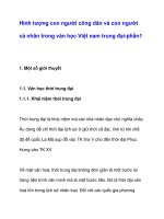 Hình tượng con người công dân và con người cá nhân trong văn học Việt nam -phần1 pot