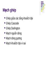 Bài giảng điện tử tương tự ( phùng kiều hà)   chương 6 mạch ghép