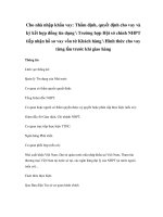 Cho nhà nhập khẩu vay: Thẩm định, quyết định cho vay và ký kết hợp đồng tín dụng  Trường hợp Hội sở chính NHPT tiếp nhận hồ sơ vay vốn từ Khách hàng  Hình thức cho vay từng lần trước khi giao hàng pdf