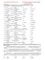 DE THI TUYEN LOP 10 - BAC LIÊU