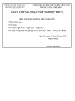 Giấy chứng nhận Tốt nghiệp