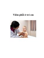 Viêm phổi ở trẻ em pdf