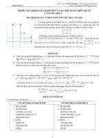 Các bài toán liên quan khảo sát hàm số ppsx