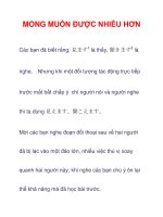 MONG MUỐN ĐƯỢC NHIỀU HƠN pot