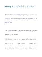 Sơ cấp 1.11: どんなところですか ppt