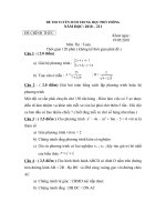 de thi vao 10 - de 2