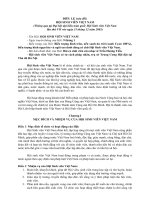 Điều lệ Hội sinh viên Việt Nam potx