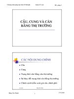 kinh tế học vĩ mô dành cho chính sách công bài giảng cầu,cung và cân bằng thị trường potx