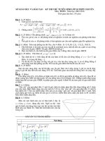 ĐỀ - ĐÁP ÁN THI CHUYÊN TOÁN 2010