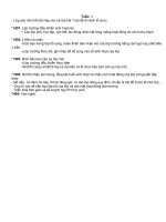 ke hoach sinh hoat lop