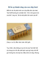 Bí ẩn sự thành công của con chip Intel doc