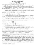 ĐỀ THI THỬ ĐH VẬT LÝ 2010