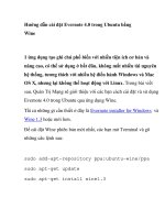 Hướng dẫn cài đặt Evernote 4.0 trong Ubuntu bằng Wine pptx