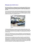 Những yêu cầu an toàn khi sửa xe ppt