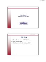 kinh tế học vĩ mô: lý thuyết và ứng dụng chính sách, bài giảng Chính sách tài khóa docx