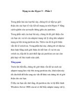 Mạng ảo cho Hyper-V – Phần 2 potx