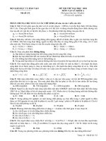 ĐỀ THI THỬ ĐH LẦN 2 vật lí.