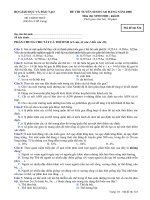 ĐỀ CHÍNH THỨCTHI CAO ĐẲNG MÔN SINH HỌC 2008 - MÃ ĐỀ 524 ppsx