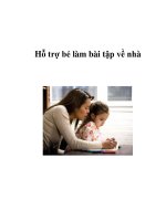 Hỗ trợ bé làm bài tập về nhà doc