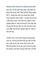 Sáng tạo kiểu dáng để xây dựng thương hiệu pot