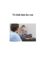 Vô tình làm hư con pptx