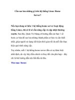 Cần sao lưu những gì trên hệ thống Linux Home Server? Nếu bạn đang sở hữu 1 ppsx