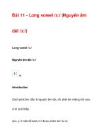 Bài 11 - Long vowel /ɜ:/ ppsx