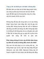 Công cụ cho việc đánh giá và tái định vị thương hiệu docx