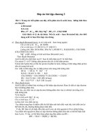 tài liệu đáp án bài tập hóa vô cơ chương 2