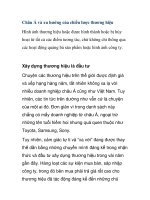 Châu Á và xu hướng của chiến lược thương hiệu potx